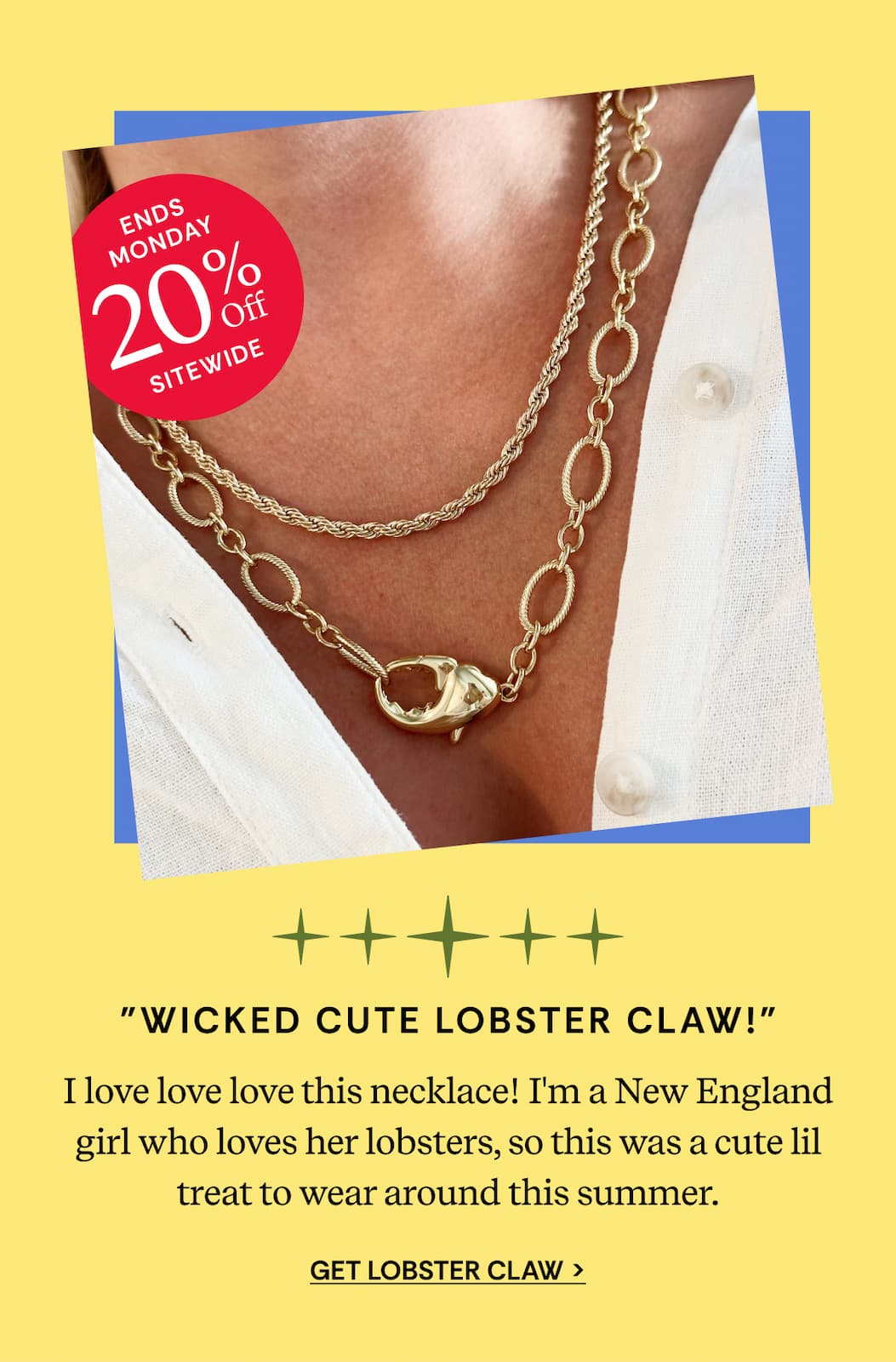 Wicked Cute Lobster Claw!