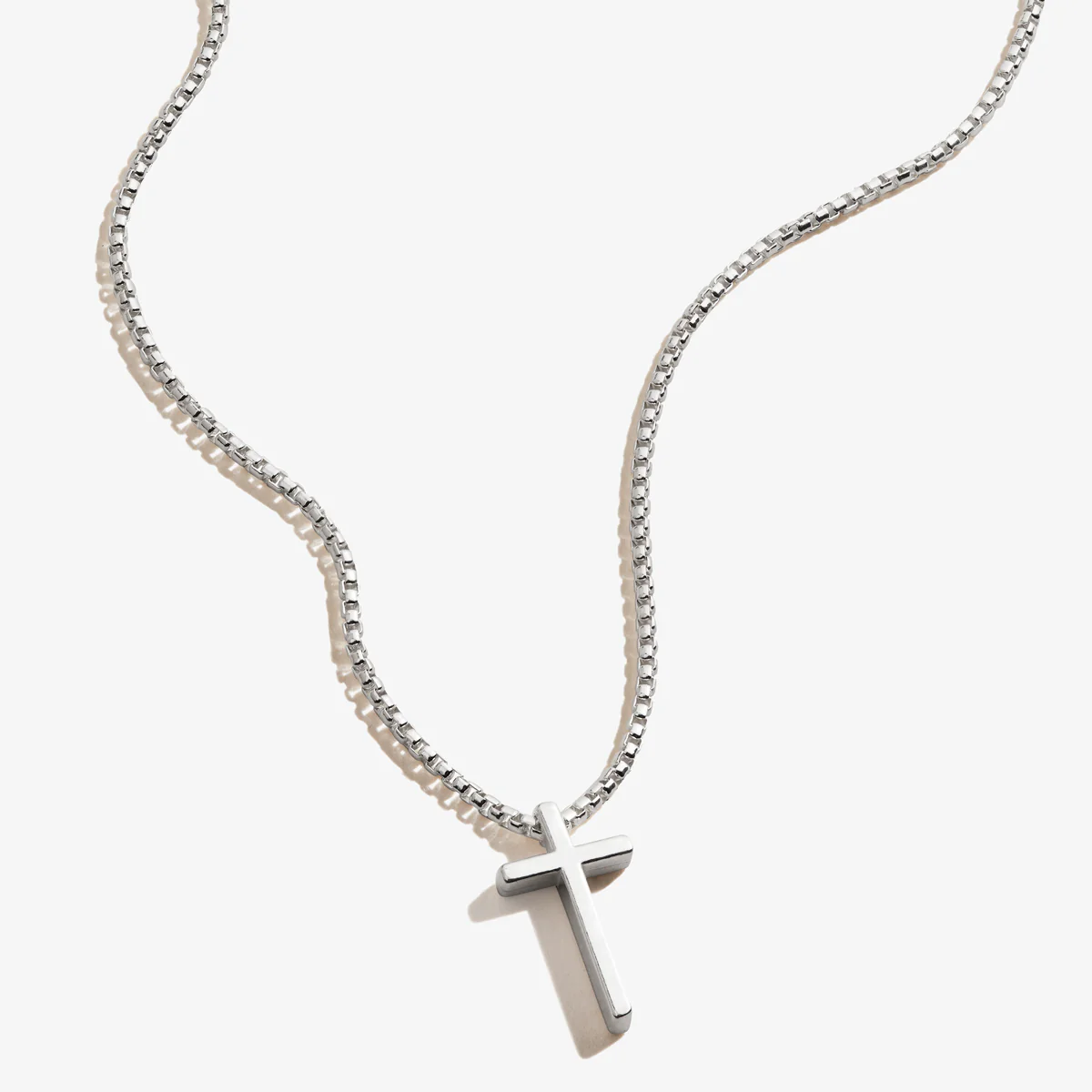 Image of Cross Necklace, Sterling Silver