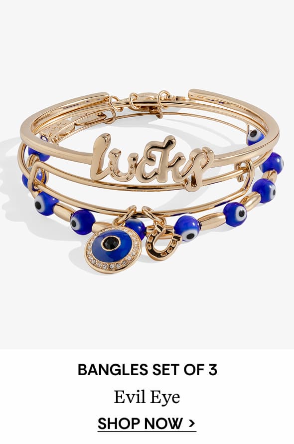 Shop Evil Eye Bangles Set of 3