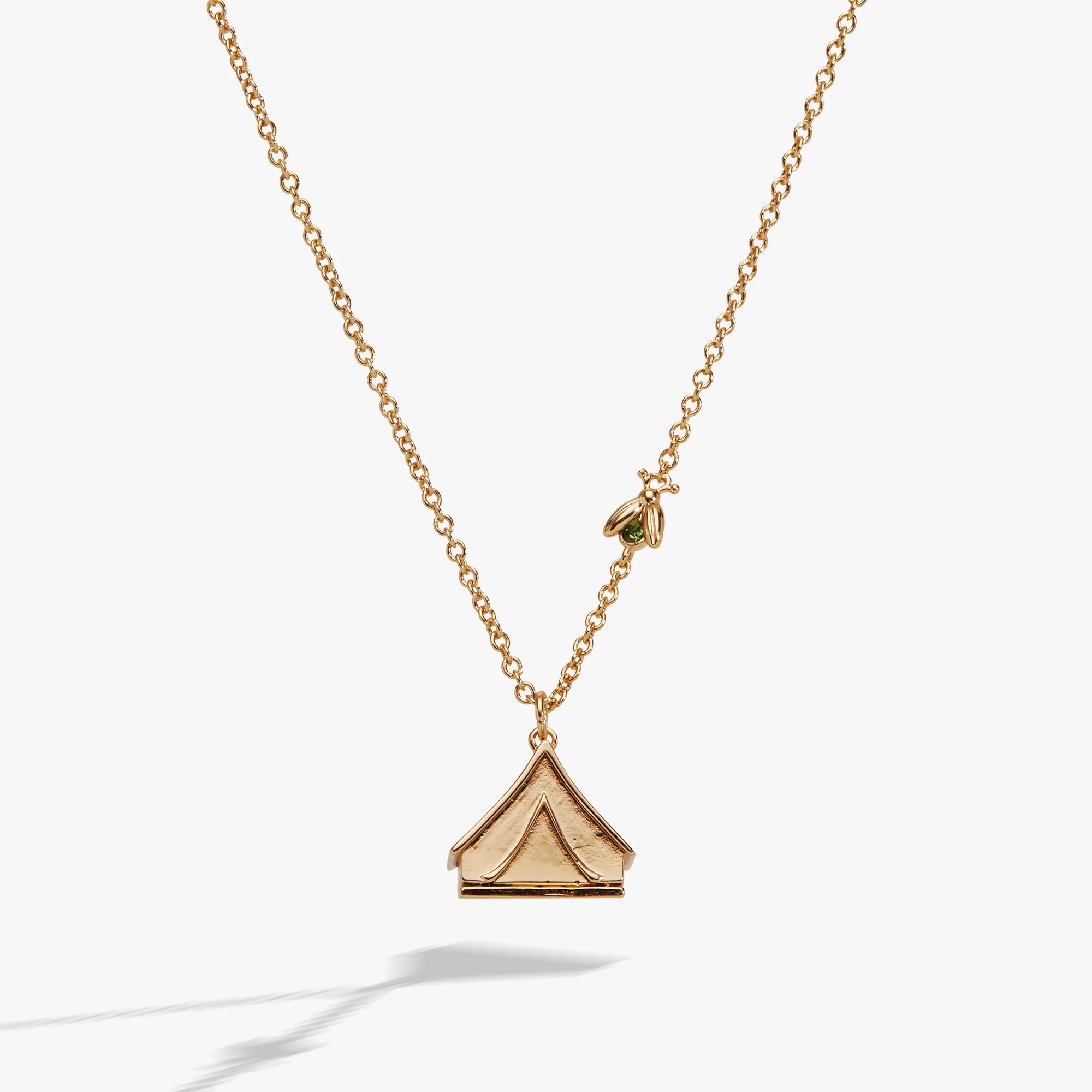Image of "Glow With The Flow" Camping Tent Necklace
