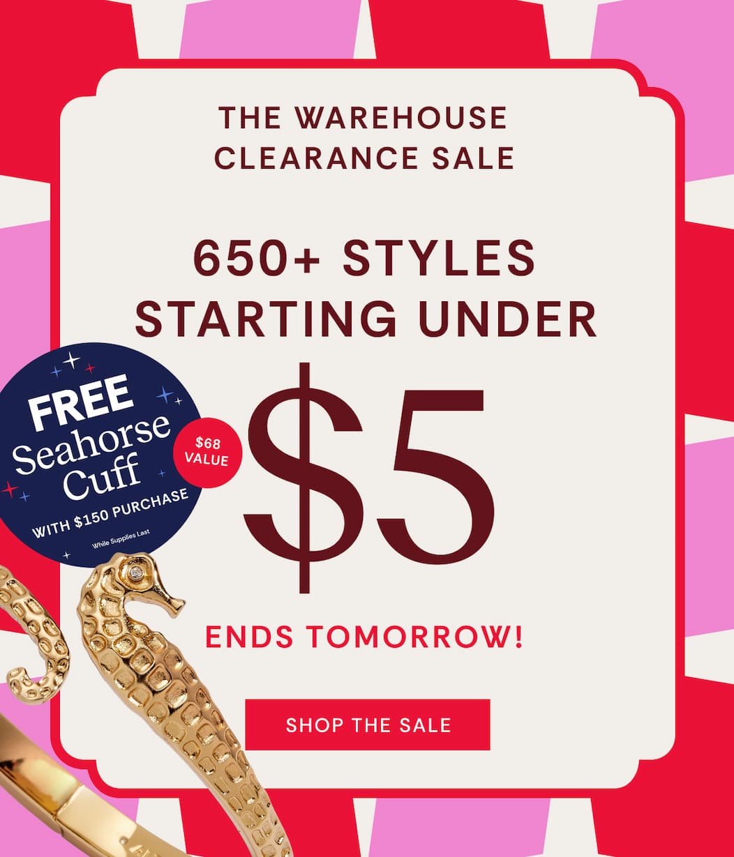 The Warehouse Clearance Sale 650+ Styles Starting Under $5 Ends Tomorrow