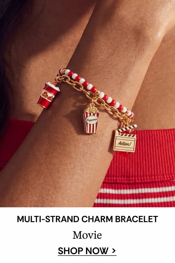 Shop Movie Multi-Strand Charm Bracelet