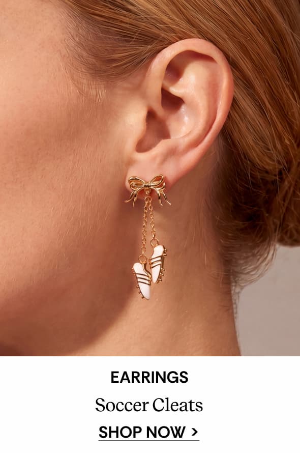 Shop Soccer Cleats Earrings