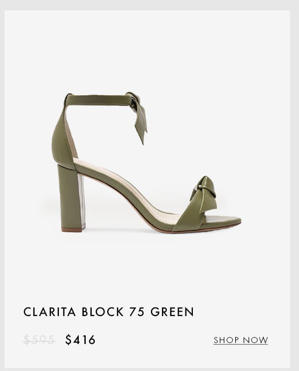 CLARITA BLOCK 75 GREEN | SHOP NOW