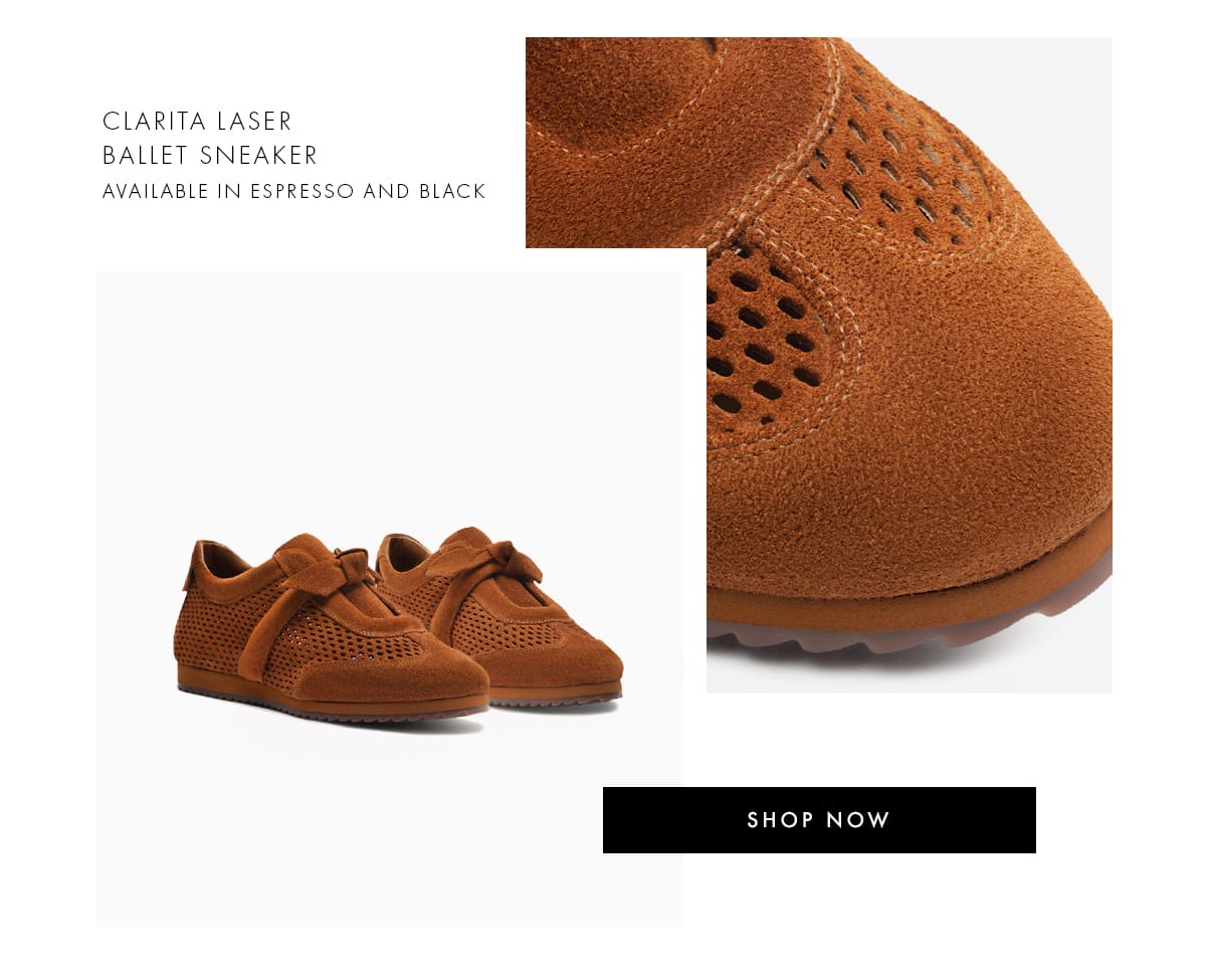 CLARITA LASER BALLET SNEAKER | SHOP NOW