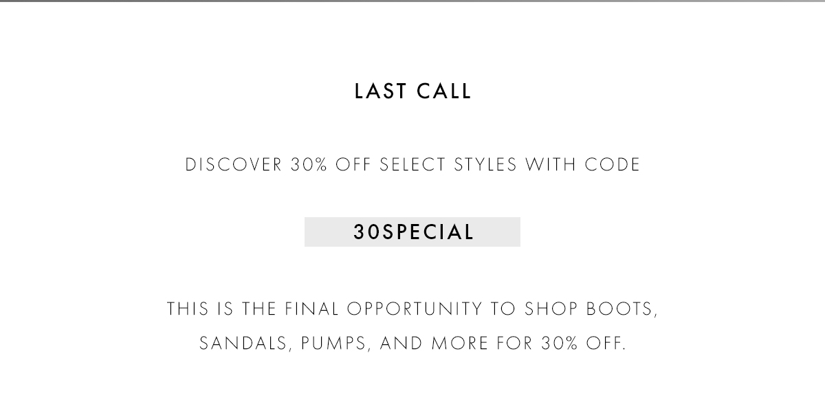 SPECIAL GIFT 30% | SHOP NOW