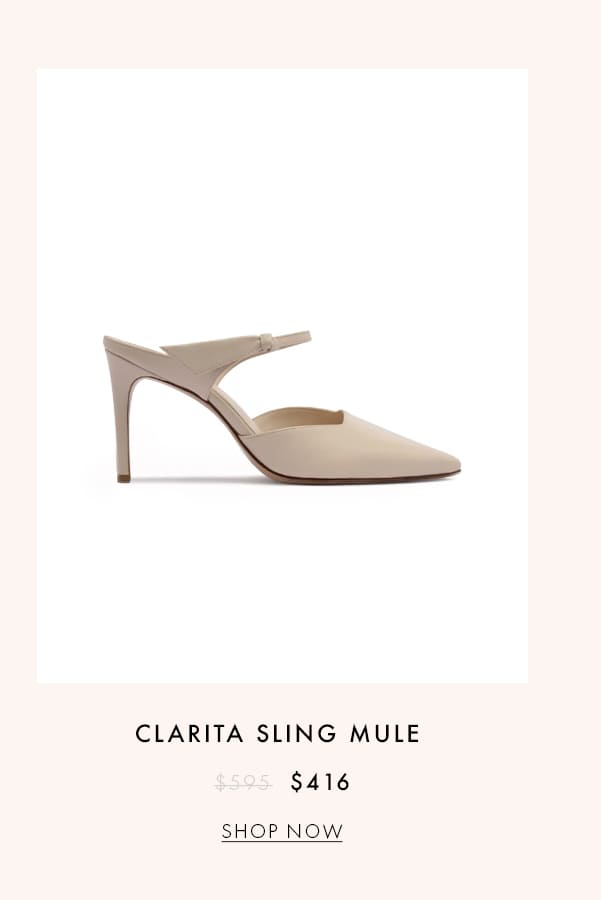 CLARITA SLING MULE | SHOP NOW