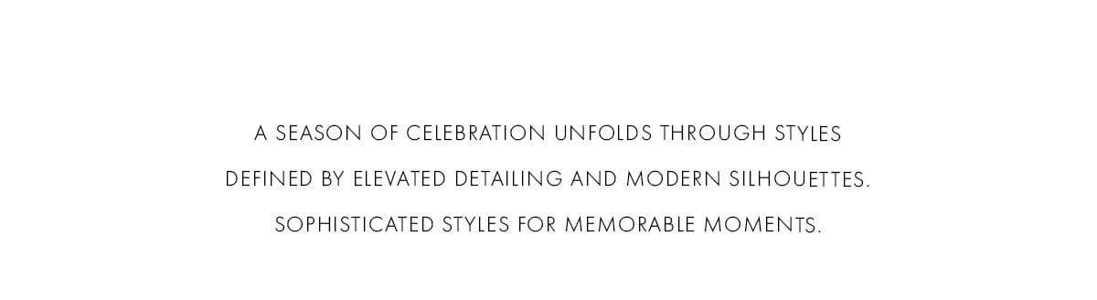 THE OCCASION EDIT | SHOP NOW