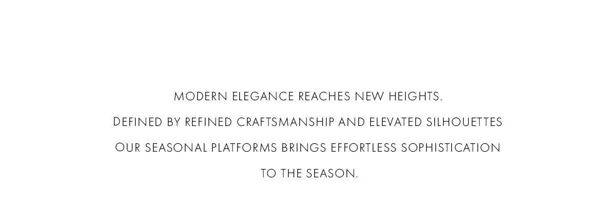 SUMMER PLATFORMS | SHOP NOW