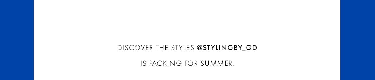 EURO SUMMER | PACK MY BAG | SHOP NOW