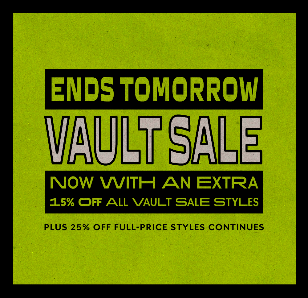 SHOP VAULT SALE