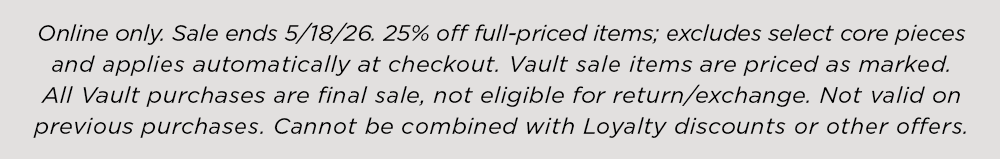 SHOP VAULT SALE