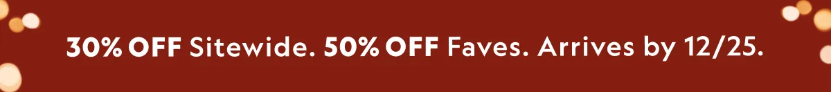 30% odd sitewide