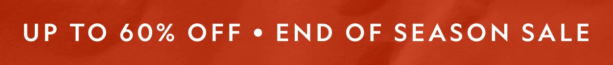 End Of Season Sale