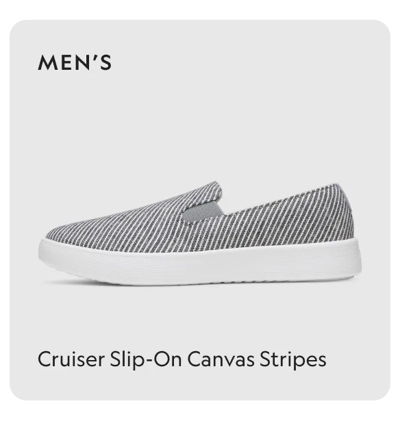 Cruiser Slip-on Canvas Stripes