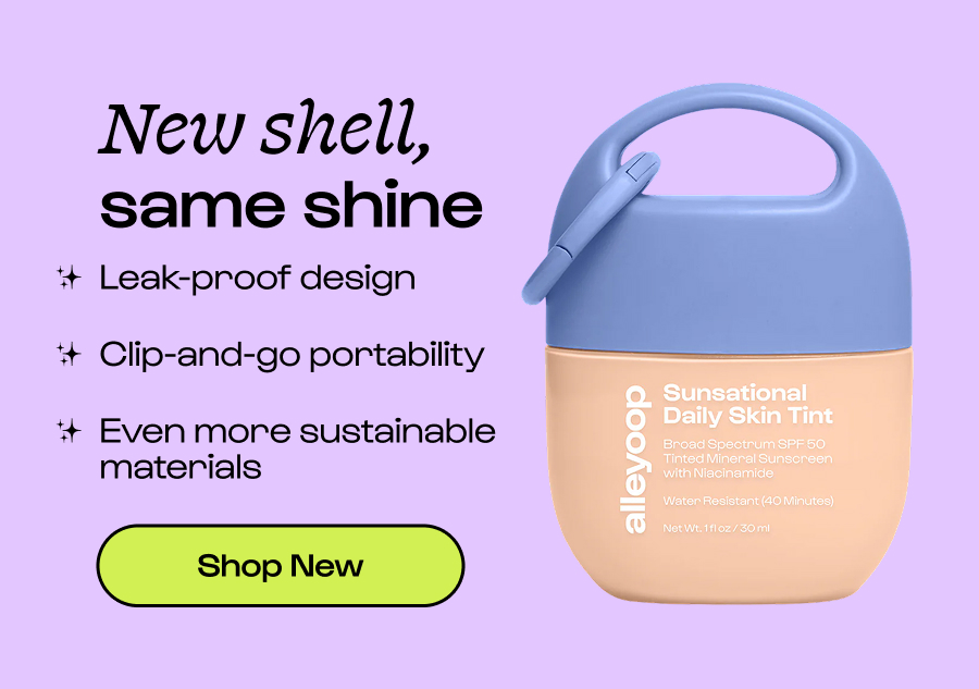 New shell, same shine - Leak-proof design - Clip-and-go portability - Even more sustainable materials - Click to Shop New