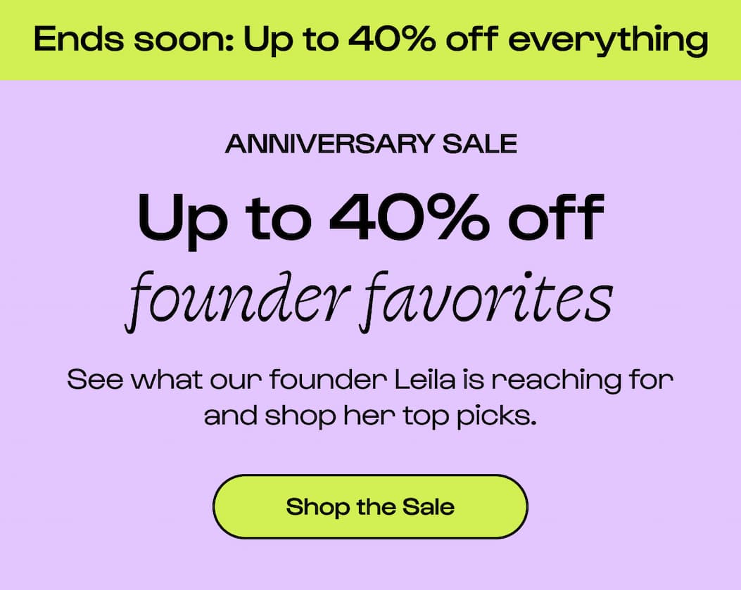 Up to 40% off sitewide!