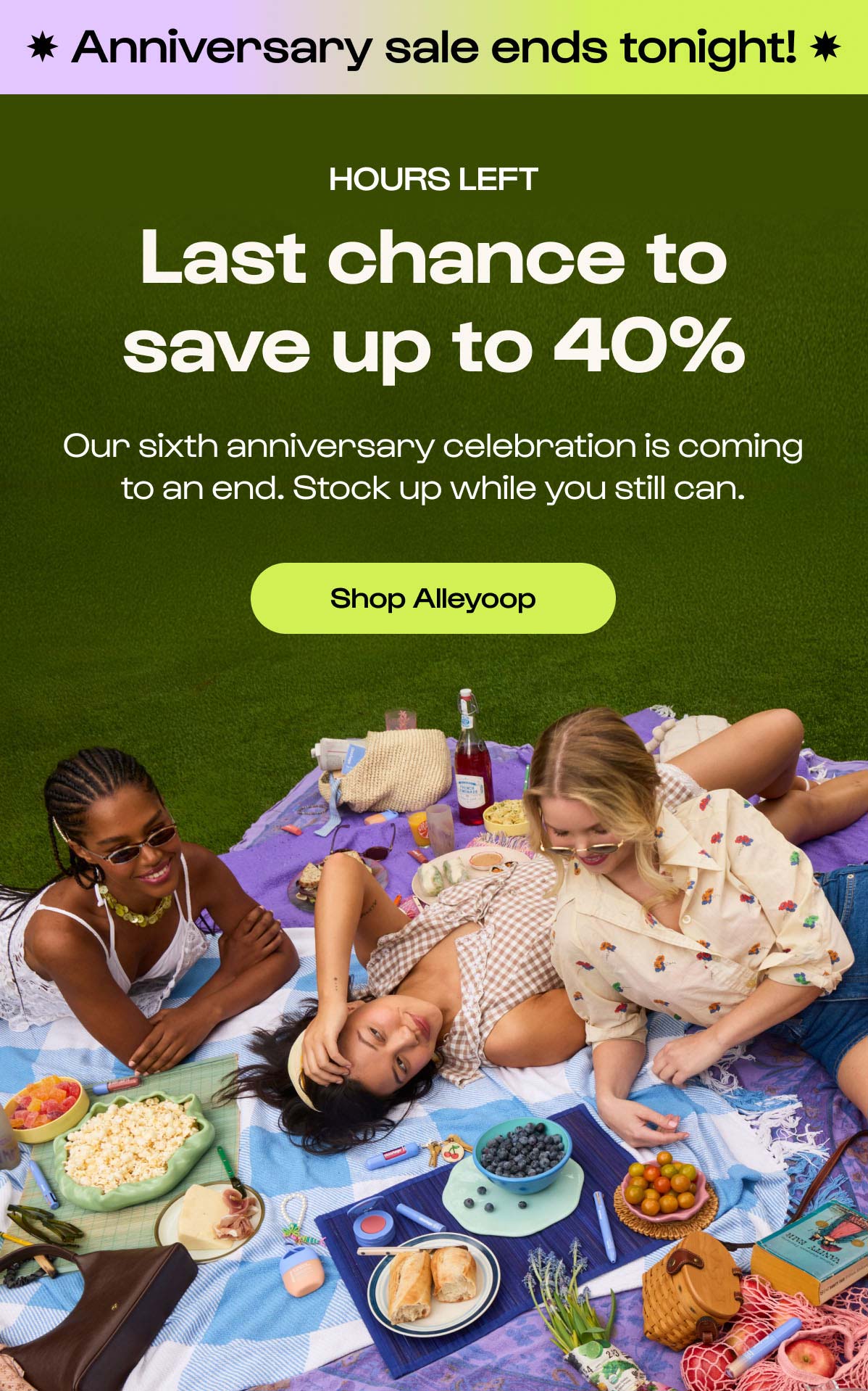 Up to 40% off sitewide!