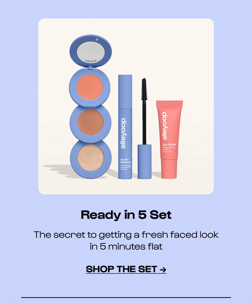 Shop Ready in 5 Set. Save 20% off with code GETSET