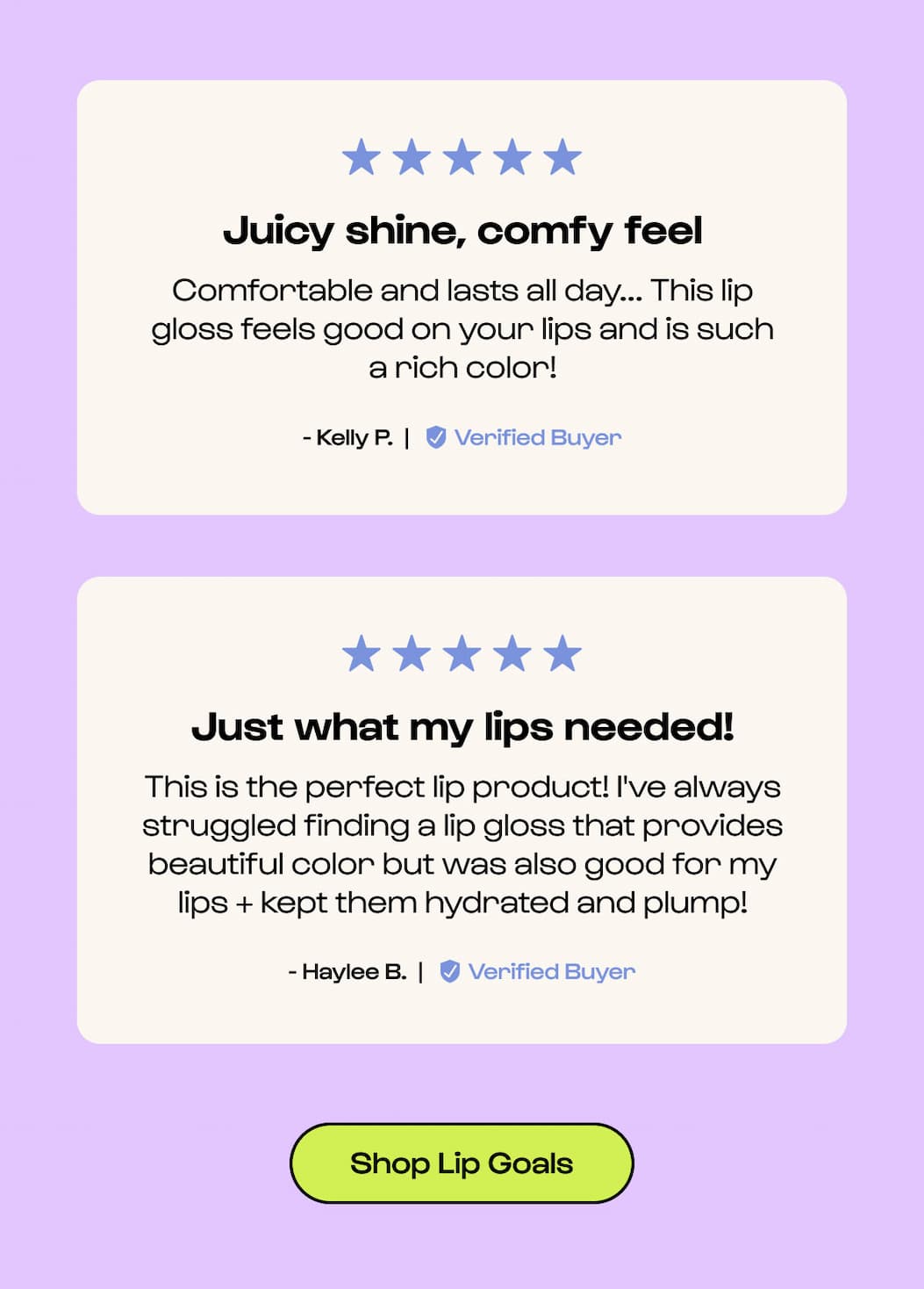 Shop Lip Goals
