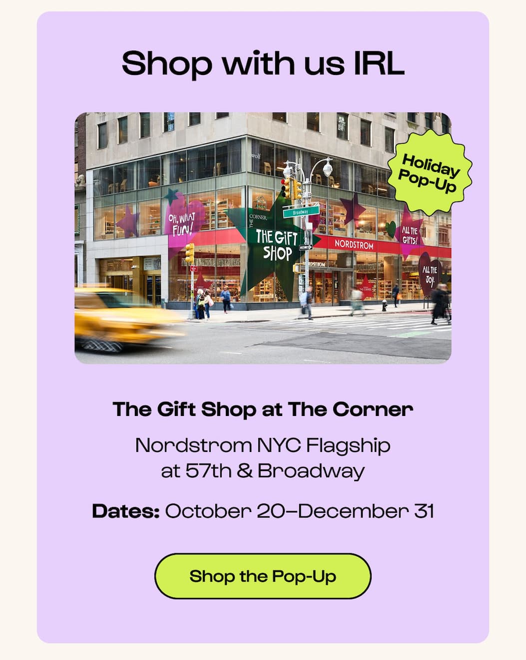 Shop the Pop-Up