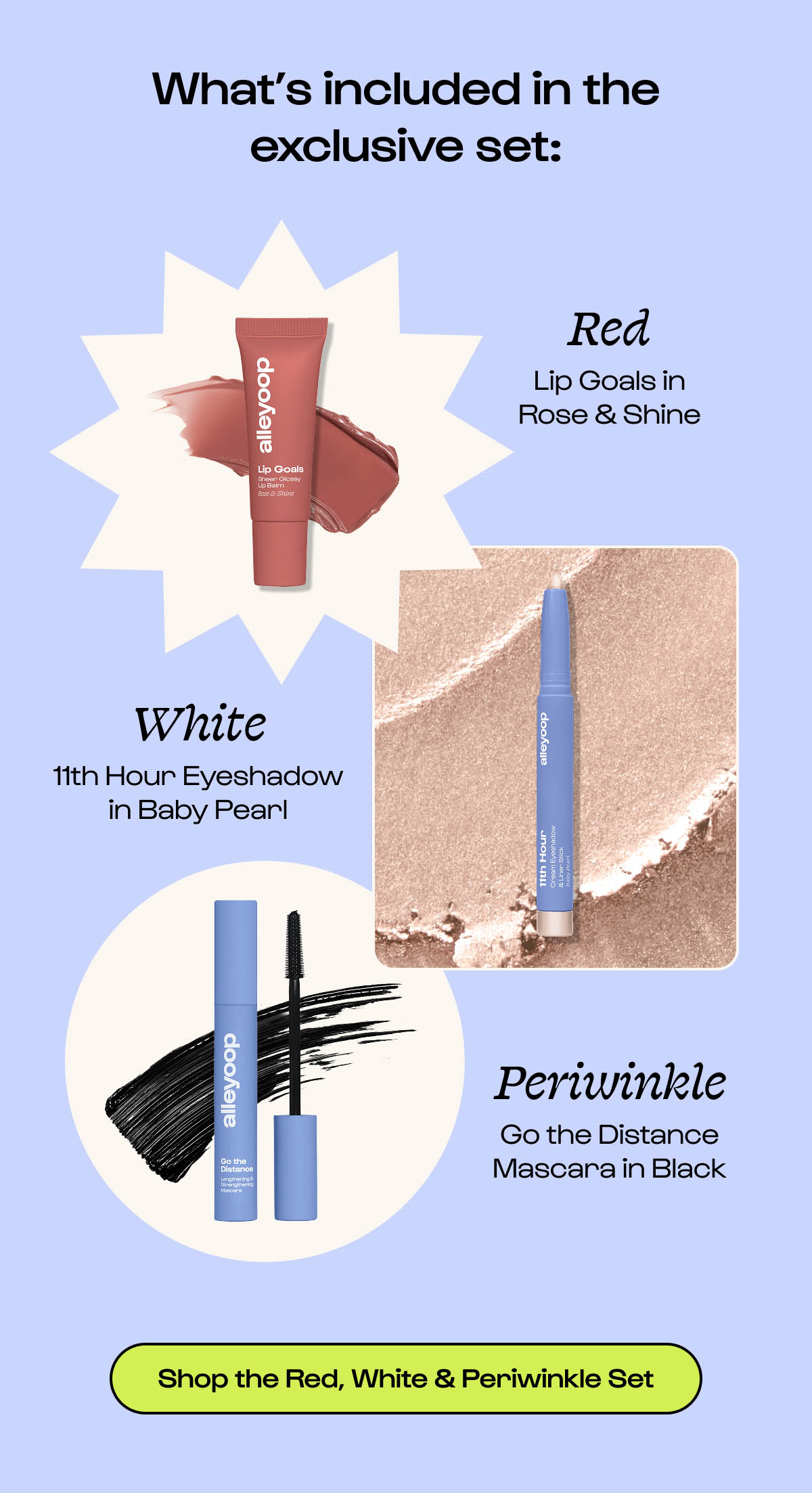 What's included in the exclusive set