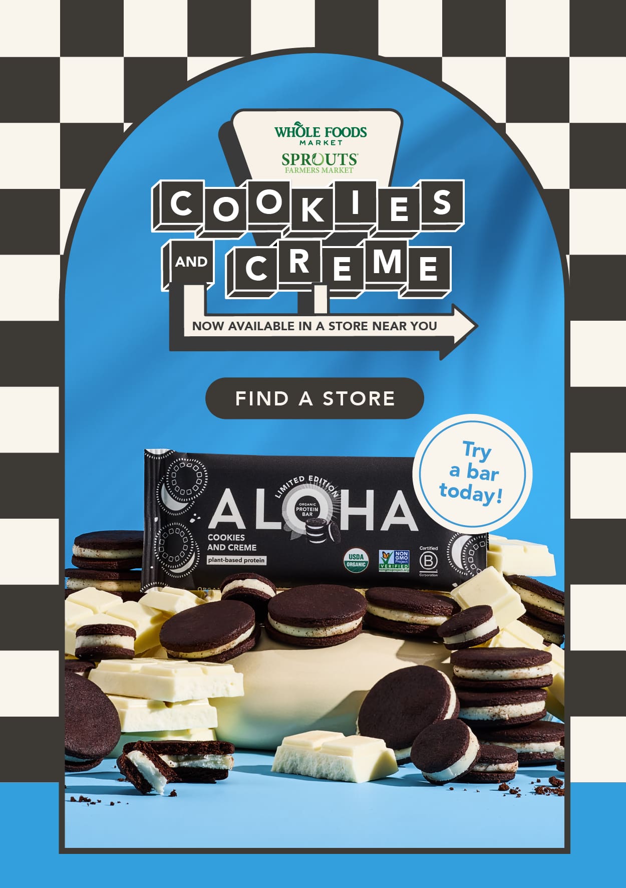 Cookies and Creme is now available in Sprouts and Whole Foods!