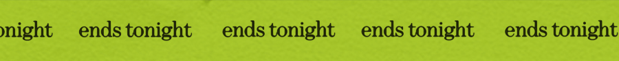 ends tonight