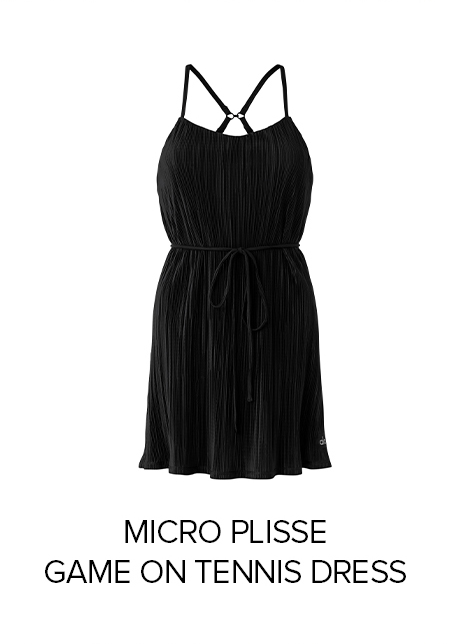 MICRO PLISSE GAME ON TENNIS DRESS