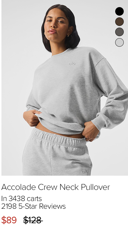 Accolade Crew Neck Pullover In 3438 carts. 2198 5 Star Reviews