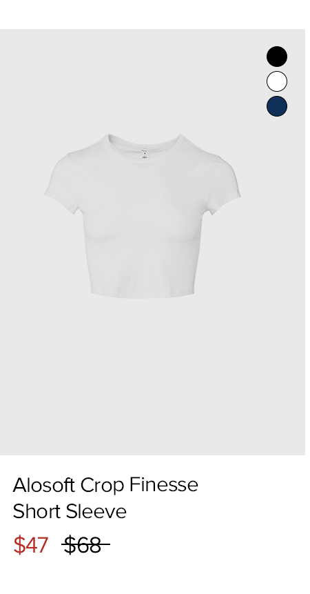 Alosoft Crop Finesse Short