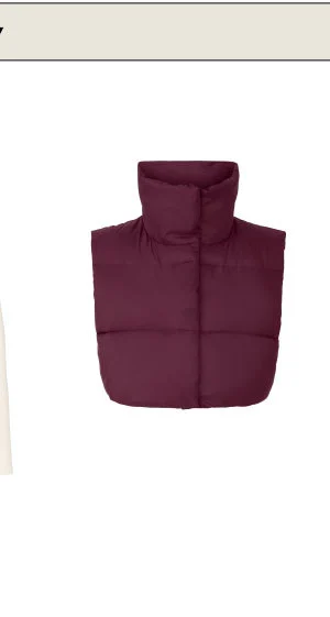 Cropped Gold Rush Puffer Vest