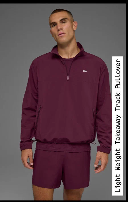 LIGHT WEIGHT TAKEAWAY TRACK PULLOVER