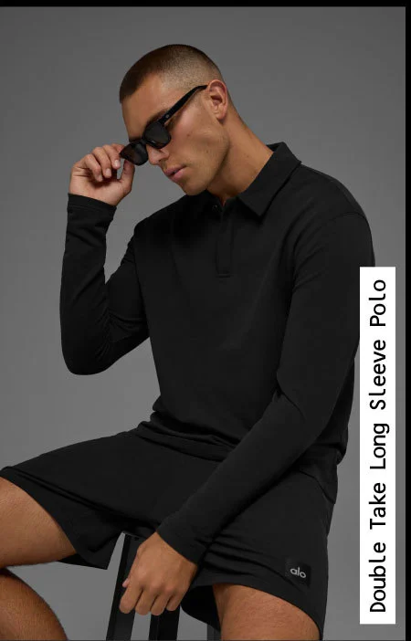 DOUBLE TAKE LONG SLEEVE POLO