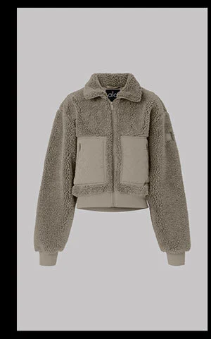Sherpa Edge Bomber - Light Cocoa