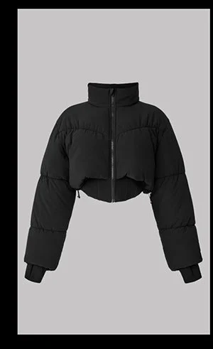 Main Act Corset Puffer - Black