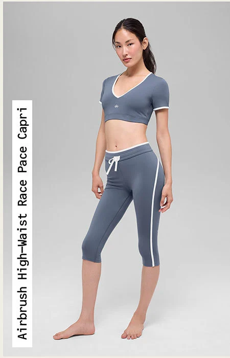 Race Pace Capri - Bluestone