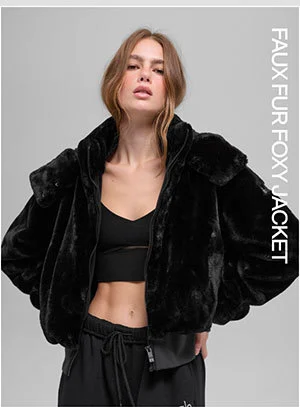 Faux Fur Foxy - Black