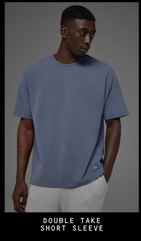 Double Take Short Sleeve - Bluestone