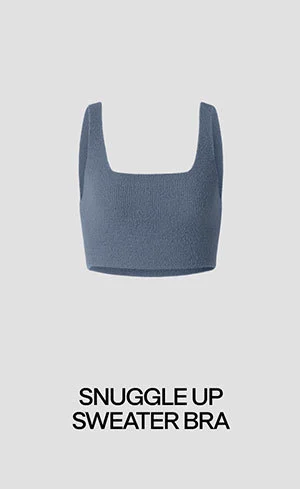 snuggle bra - bluestone