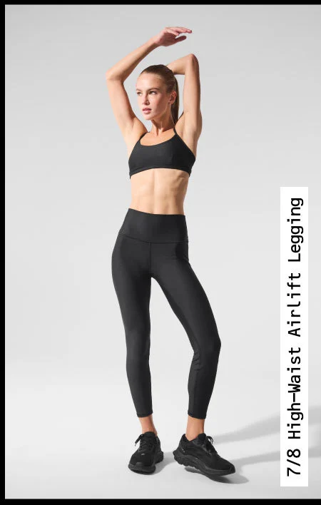 7/8 Airlift legging - black