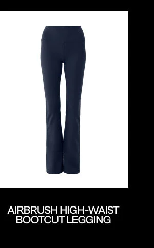 Airbrush Bootcut Legging - Navy
