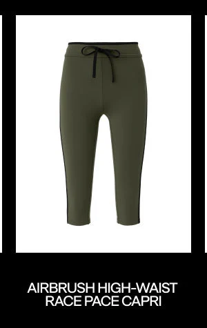 Race Pace Capri - Green Olive