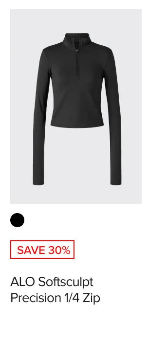 ALO SOFTSCULPT PRECISION 1/4 ZIP