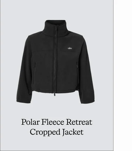 POLAR FLEECE RETREAT CROPPED JACKET