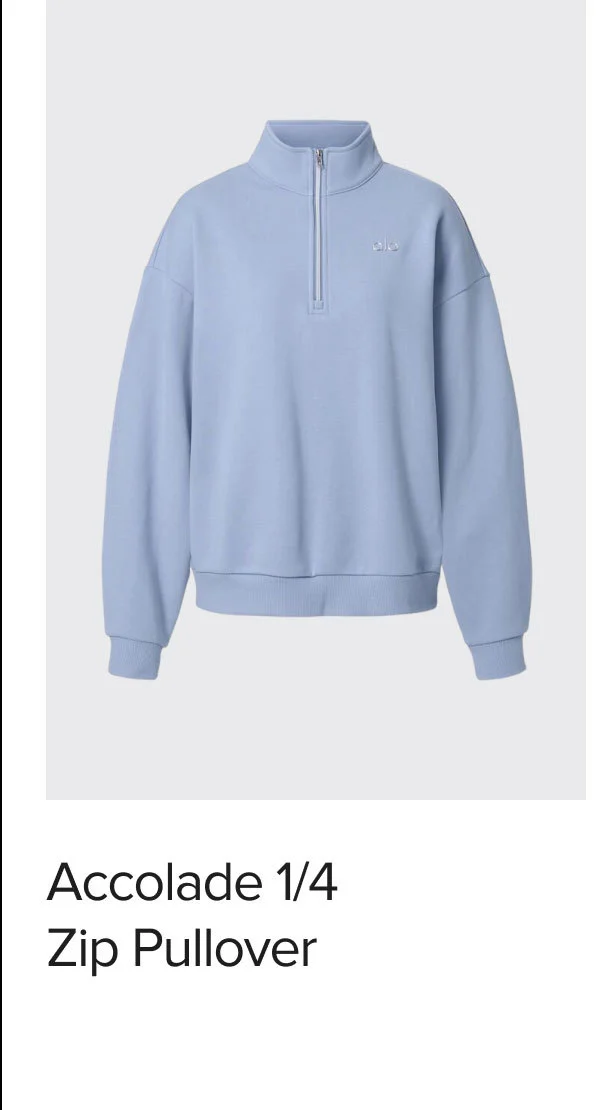 ACCOLADE 1/4 ZIP PULLOVER
