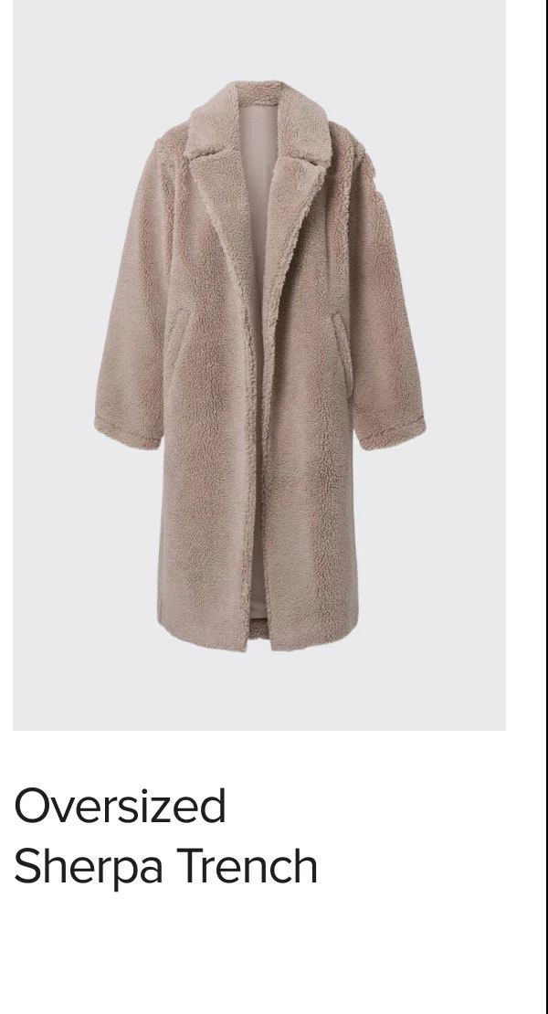 OVERSIZED SHERPA TRENCH