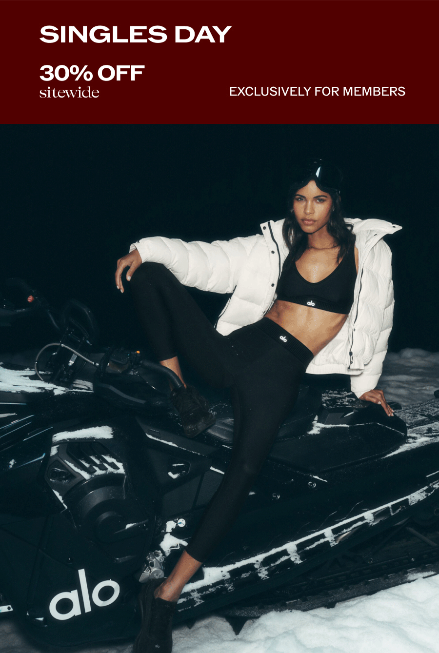 SINGLES DAY. 30% OFF SITEWIDE. EXCLUSIVELY FOR MEMBERS. FINAL HOURS