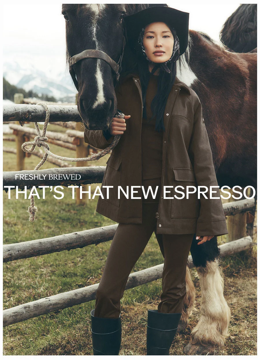 FRESHLY BREWED. THAT'S THAT NEW ESPRESSO