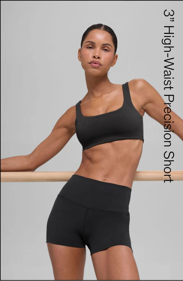 3'' High-Waist Precision Short